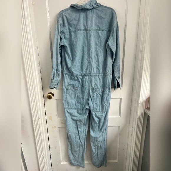 ISABEL MARANT Women’s 'Marvin' Denim Jumpsuit Light Blue $645 Size 6 - Picture 4 of 6